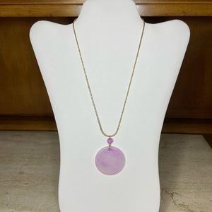 Stone pendant necklace